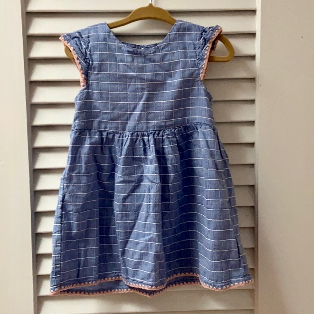EUC Cat & Jack Baby Girl Plaid Dress size 24m